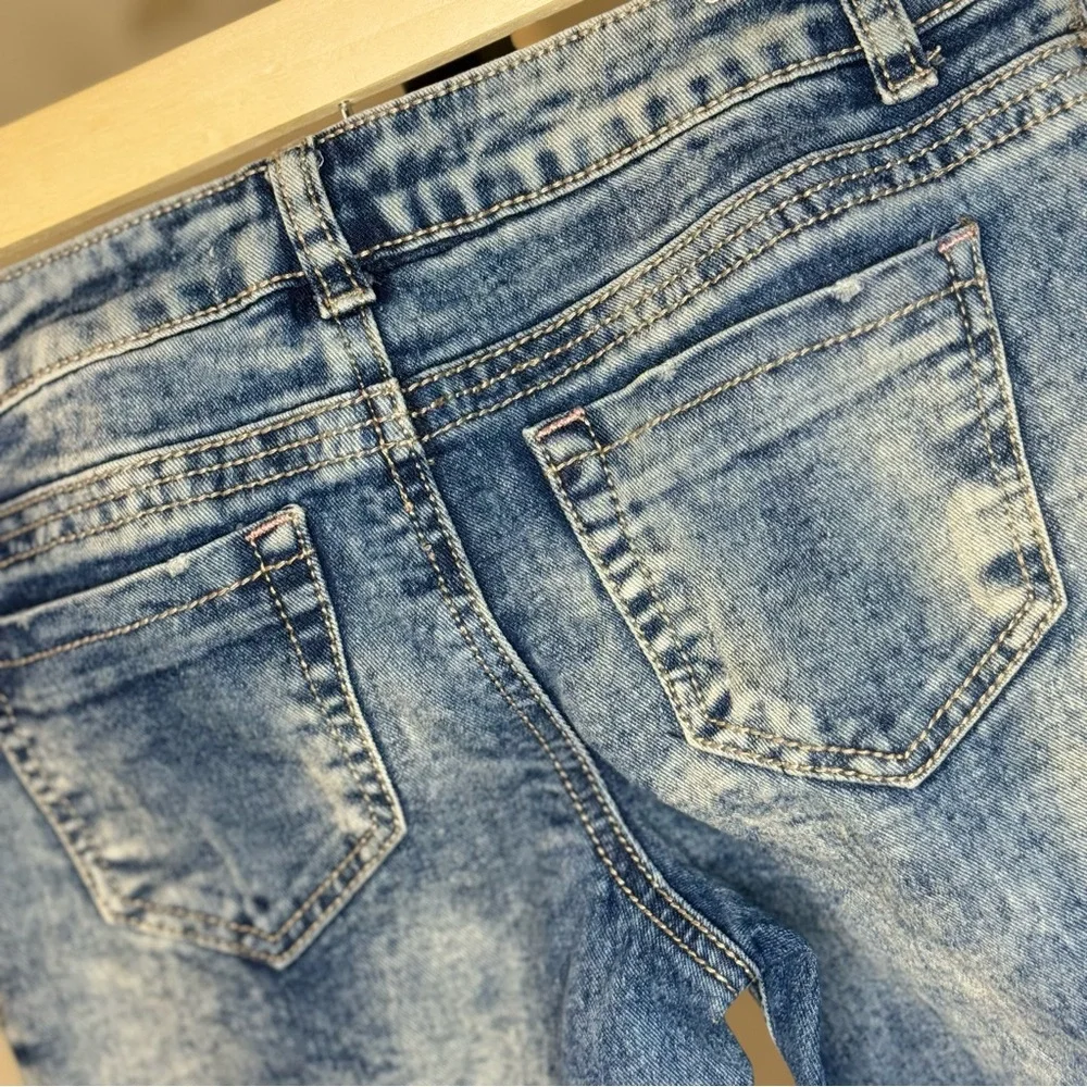 Almost Famous Kids Blue Patchwork Jeans